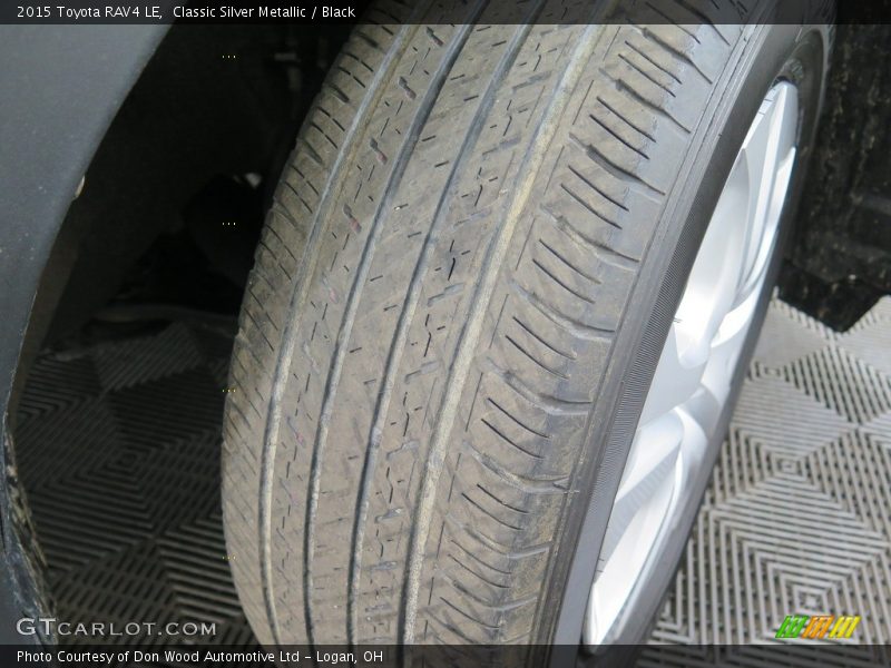 Classic Silver Metallic / Black 2015 Toyota RAV4 LE