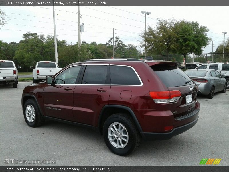 Velvet Red Pearl / Black 2018 Jeep Grand Cherokee Laredo