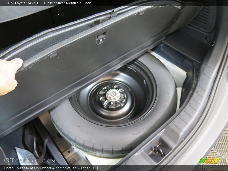 Classic Silver Metallic / Black 2015 Toyota RAV4 LE