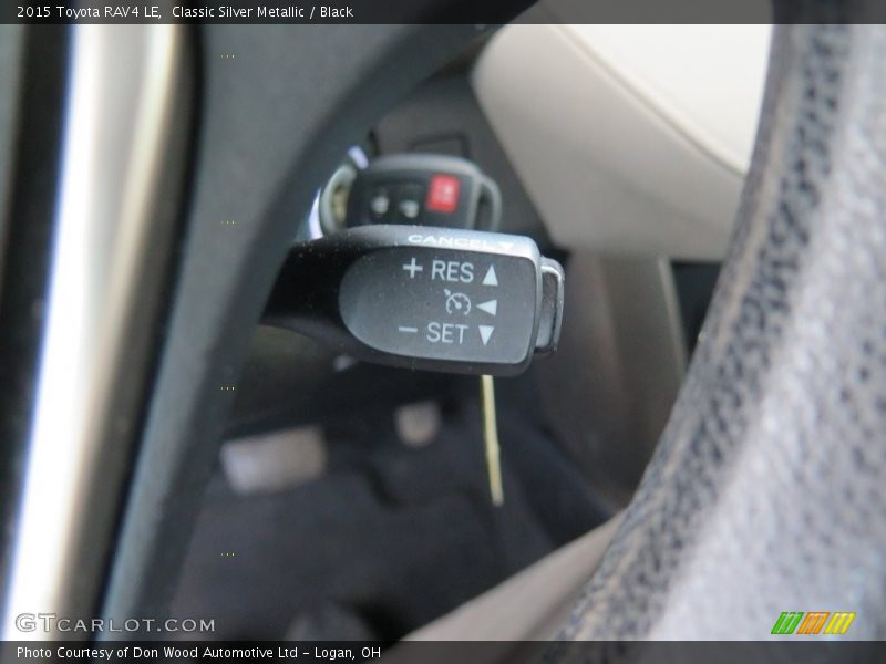 Classic Silver Metallic / Black 2015 Toyota RAV4 LE