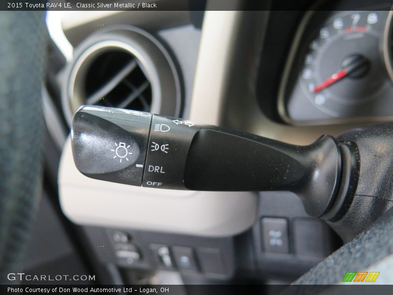 Classic Silver Metallic / Black 2015 Toyota RAV4 LE