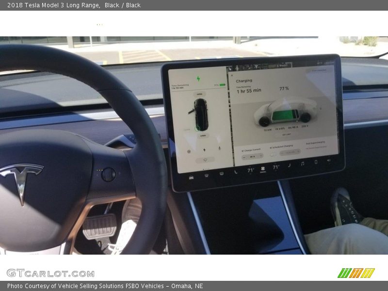 Controls of 2018 Model 3 Long Range