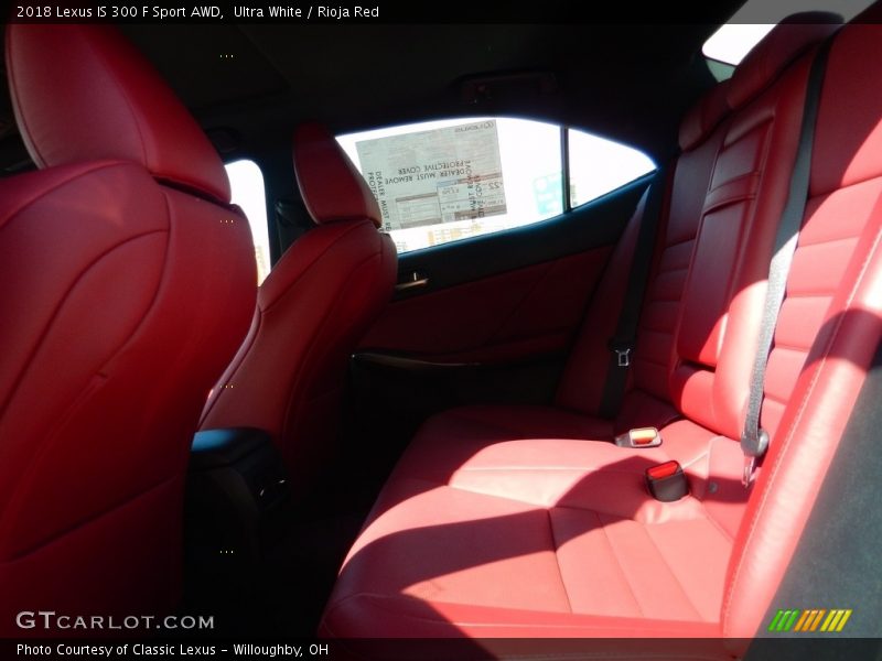 Ultra White / Rioja Red 2018 Lexus IS 300 F Sport AWD