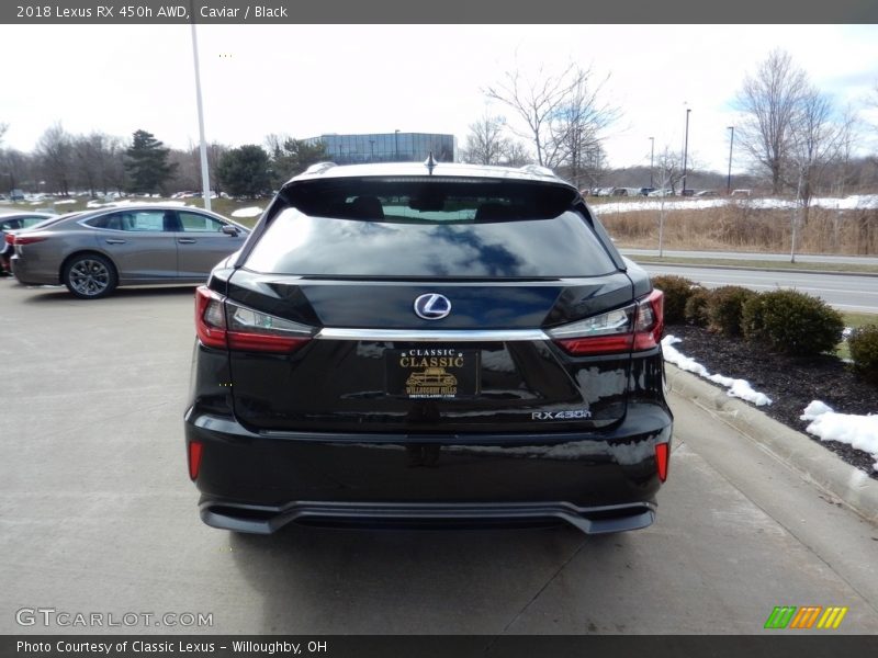 Caviar / Black 2018 Lexus RX 450h AWD