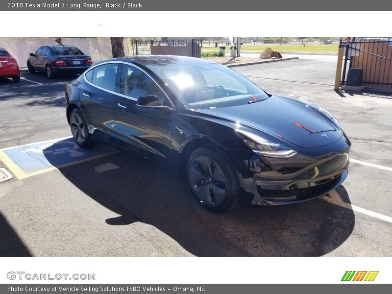 Black / Black 2018 Tesla Model 3 Long Range