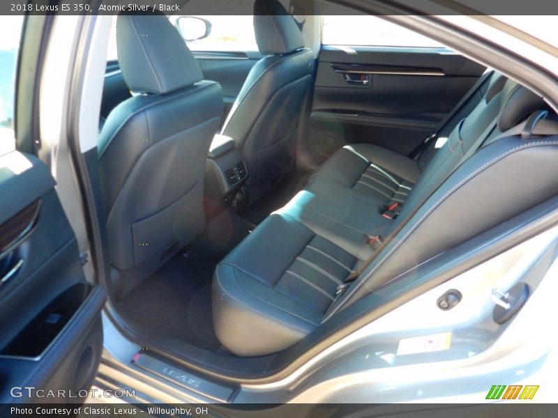 Atomic Silver / Black 2018 Lexus ES 350