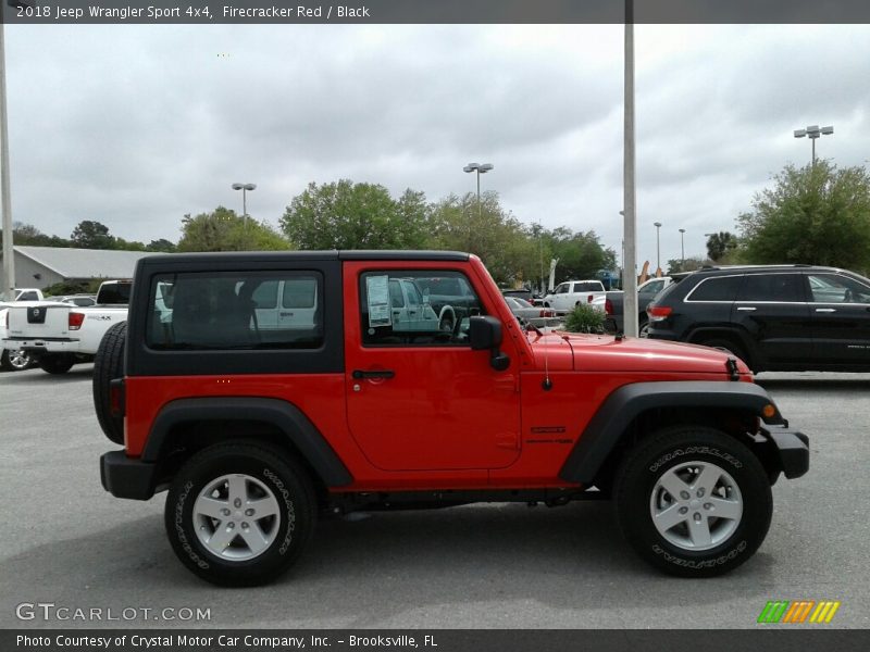 Firecracker Red / Black 2018 Jeep Wrangler Sport 4x4