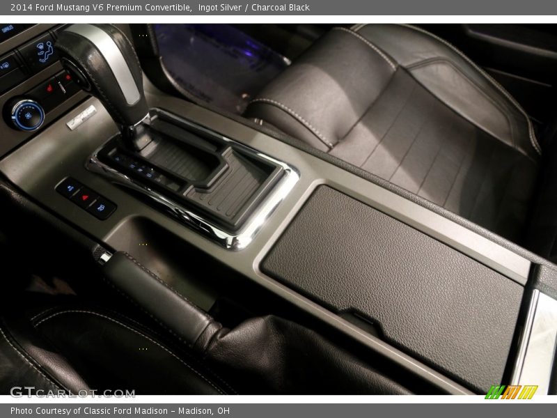 Ingot Silver / Charcoal Black 2014 Ford Mustang V6 Premium Convertible