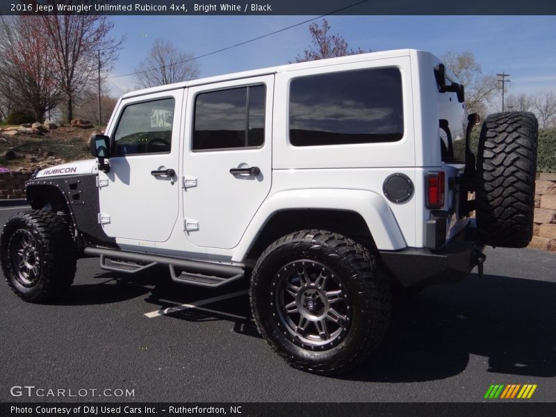 Bright White / Black 2016 Jeep Wrangler Unlimited Rubicon 4x4
