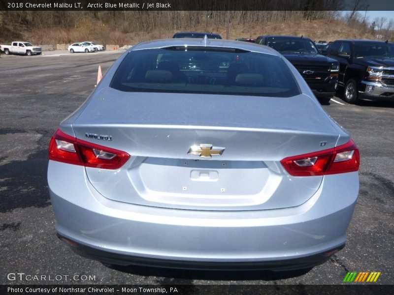 Arctic Blue Metallic / Jet Black 2018 Chevrolet Malibu LT