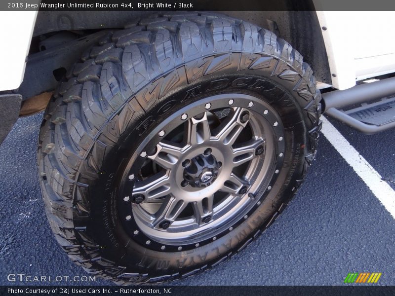 Bright White / Black 2016 Jeep Wrangler Unlimited Rubicon 4x4