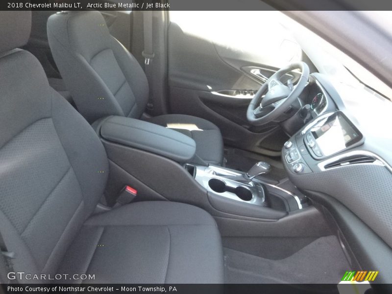 Arctic Blue Metallic / Jet Black 2018 Chevrolet Malibu LT