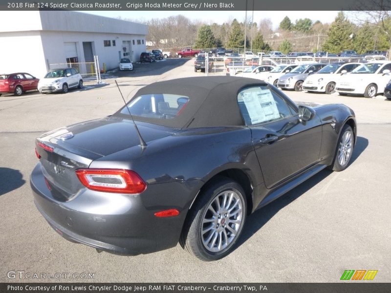 Grigio Moda Meteor Grey / Nero Black 2018 Fiat 124 Spider Classica Roadster