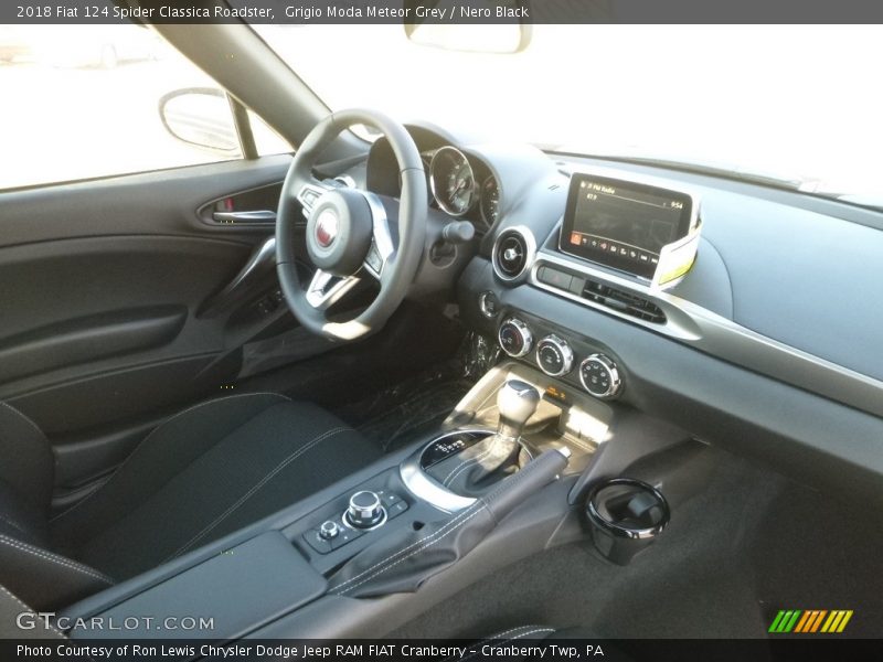 Grigio Moda Meteor Grey / Nero Black 2018 Fiat 124 Spider Classica Roadster