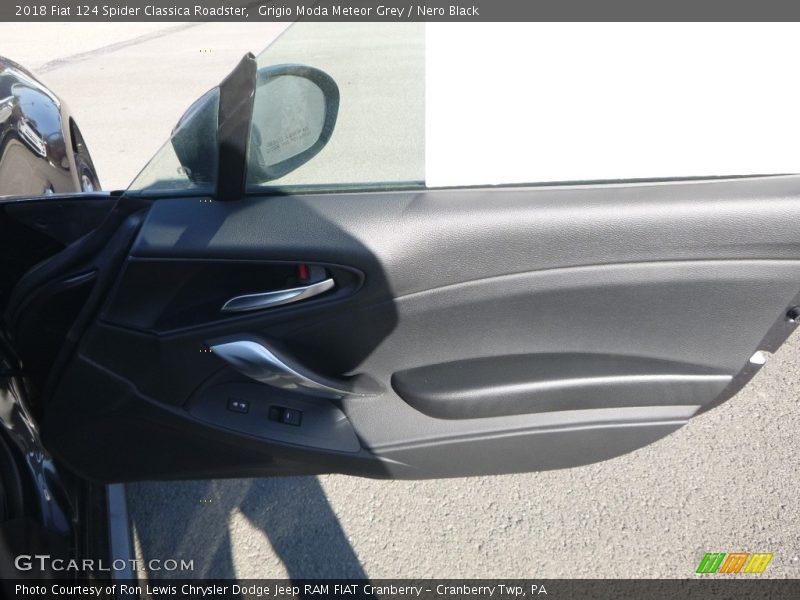 Grigio Moda Meteor Grey / Nero Black 2018 Fiat 124 Spider Classica Roadster
