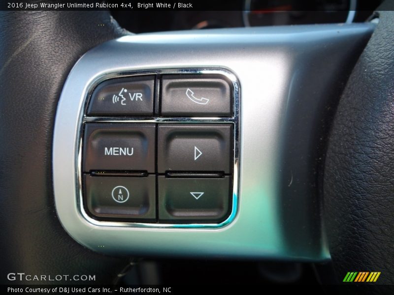 Bright White / Black 2016 Jeep Wrangler Unlimited Rubicon 4x4