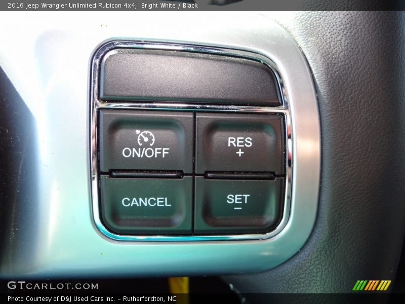 Bright White / Black 2016 Jeep Wrangler Unlimited Rubicon 4x4