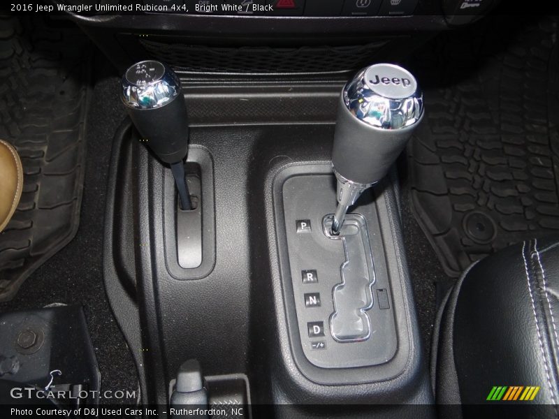 Bright White / Black 2016 Jeep Wrangler Unlimited Rubicon 4x4