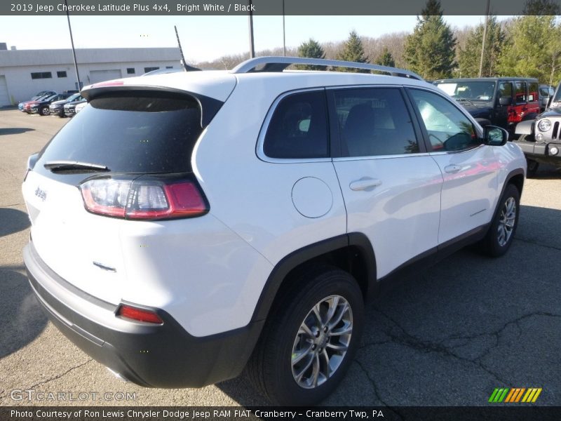 Bright White / Black 2019 Jeep Cherokee Latitude Plus 4x4