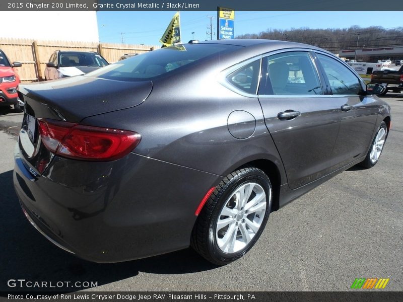 Granite Crystal Metallic / Black/Linen 2015 Chrysler 200 Limited