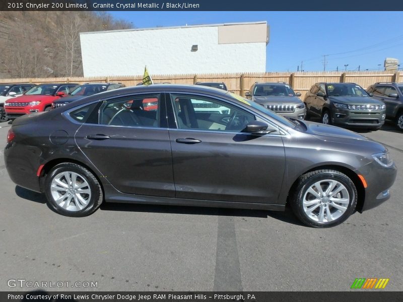 Granite Crystal Metallic / Black/Linen 2015 Chrysler 200 Limited