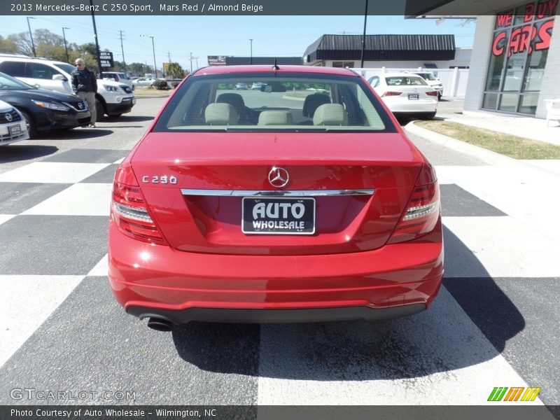 Mars Red / Almond Beige 2013 Mercedes-Benz C 250 Sport