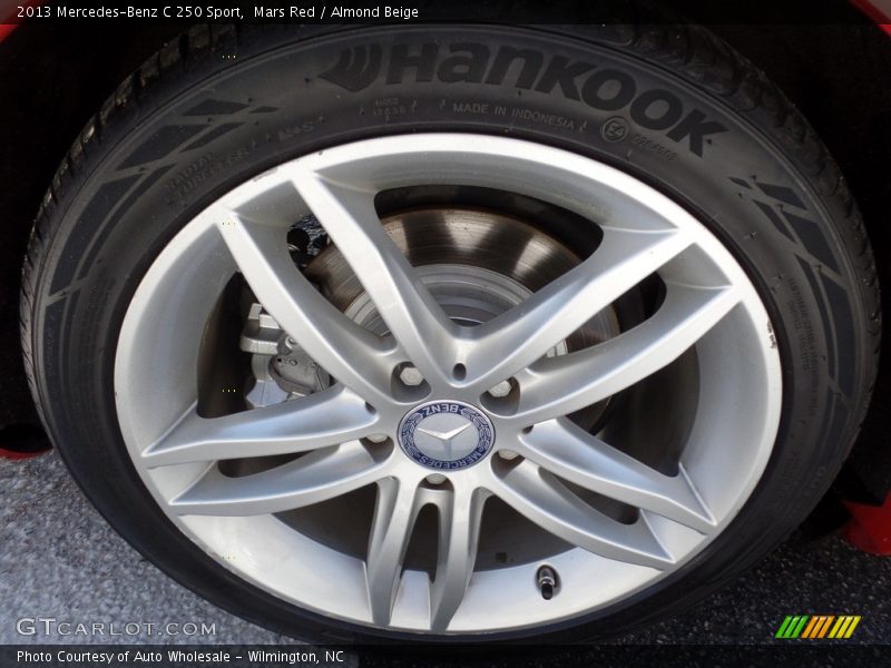 Mars Red / Almond Beige 2013 Mercedes-Benz C 250 Sport