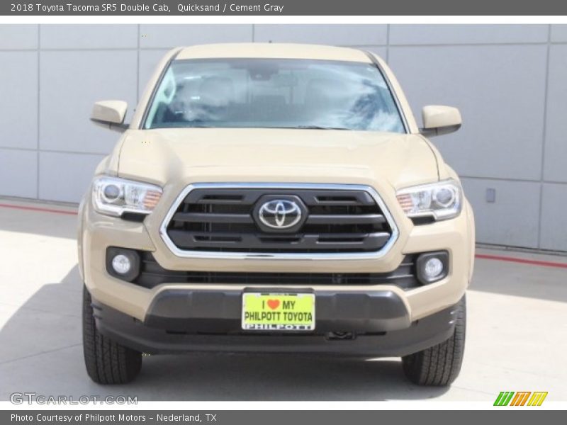 Quicksand / Cement Gray 2018 Toyota Tacoma SR5 Double Cab