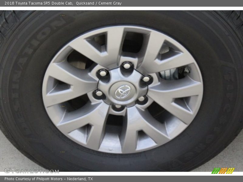 Quicksand / Cement Gray 2018 Toyota Tacoma SR5 Double Cab