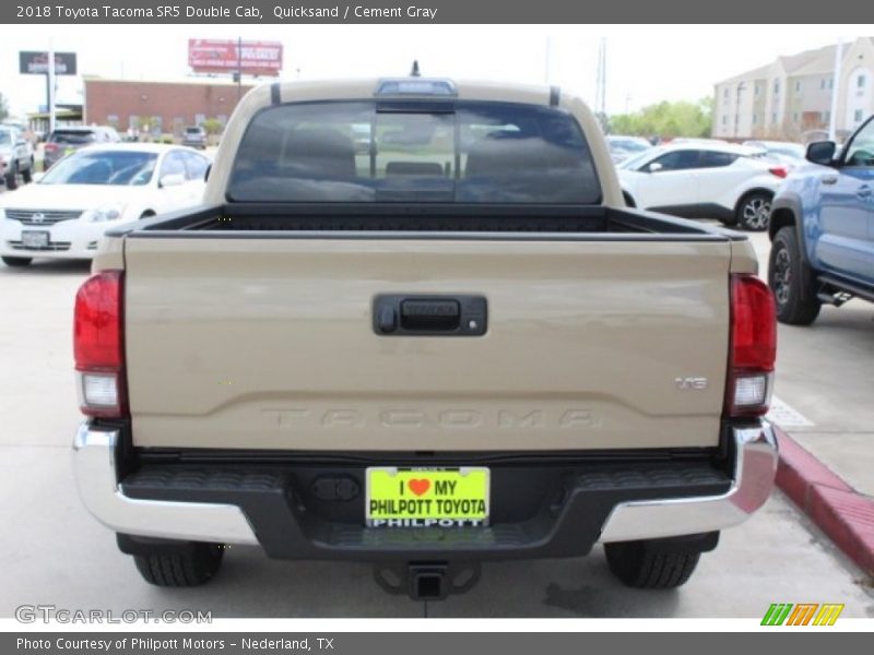 Quicksand / Cement Gray 2018 Toyota Tacoma SR5 Double Cab