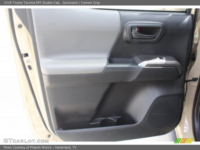 Quicksand / Cement Gray 2018 Toyota Tacoma SR5 Double Cab