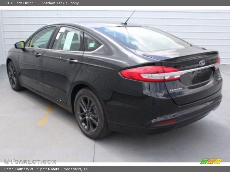 Shadow Black / Ebony 2018 Ford Fusion SE