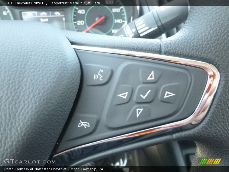 Pepperdust Metallic / Jet Black 2018 Chevrolet Cruze LT