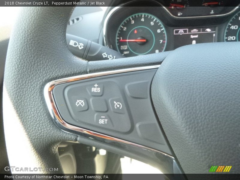 Pepperdust Metallic / Jet Black 2018 Chevrolet Cruze LT