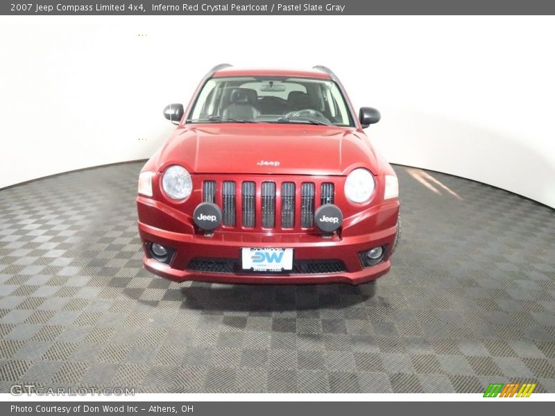 Inferno Red Crystal Pearlcoat / Pastel Slate Gray 2007 Jeep Compass Limited 4x4