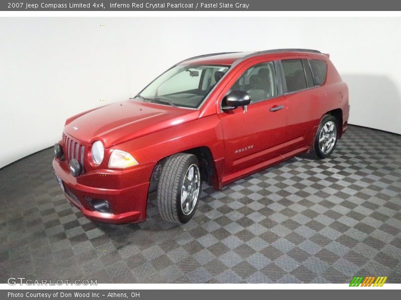 Inferno Red Crystal Pearlcoat / Pastel Slate Gray 2007 Jeep Compass Limited 4x4