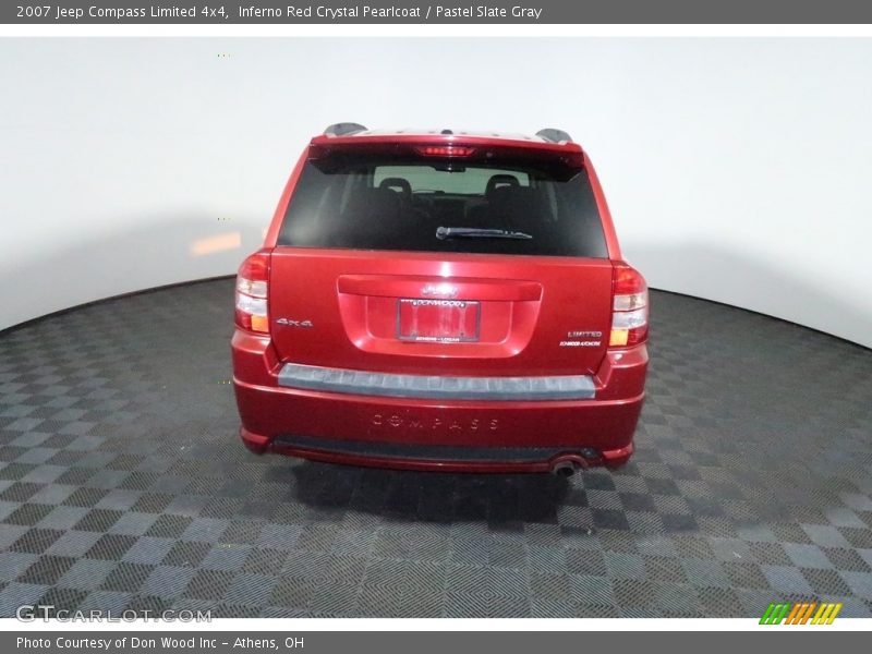 Inferno Red Crystal Pearlcoat / Pastel Slate Gray 2007 Jeep Compass Limited 4x4