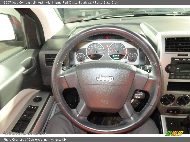 Inferno Red Crystal Pearlcoat / Pastel Slate Gray 2007 Jeep Compass Limited 4x4