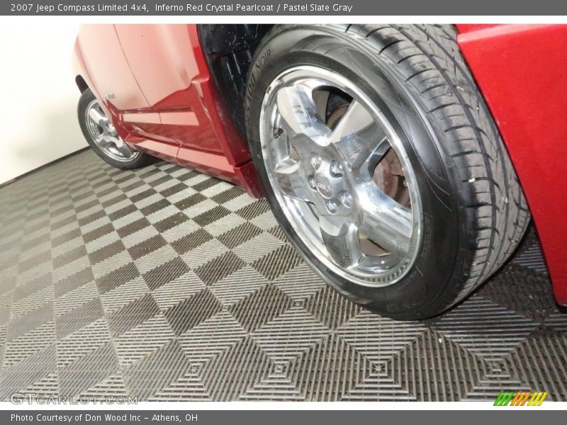Inferno Red Crystal Pearlcoat / Pastel Slate Gray 2007 Jeep Compass Limited 4x4