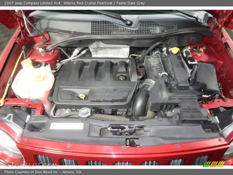 Inferno Red Crystal Pearlcoat / Pastel Slate Gray 2007 Jeep Compass Limited 4x4