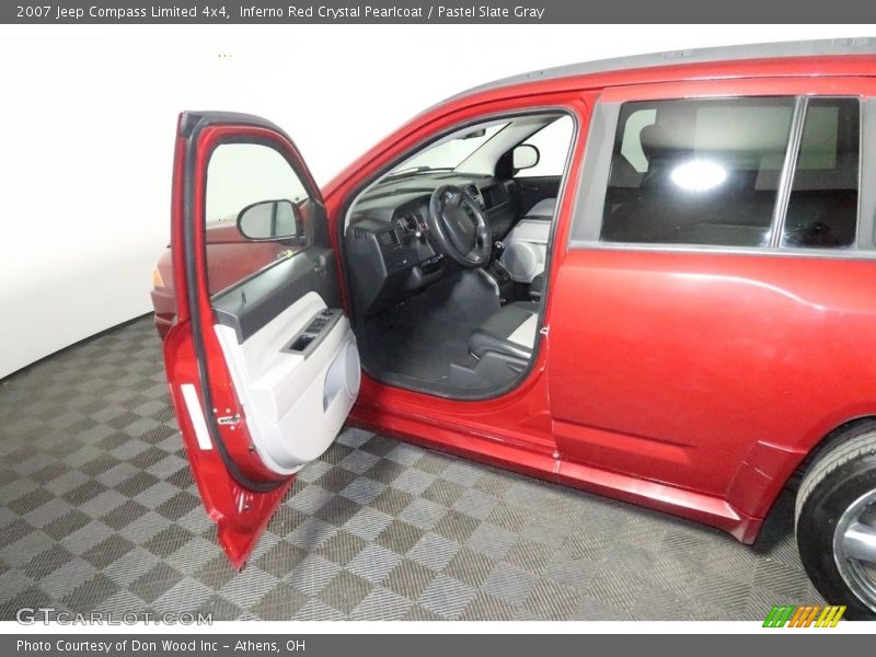 Inferno Red Crystal Pearlcoat / Pastel Slate Gray 2007 Jeep Compass Limited 4x4