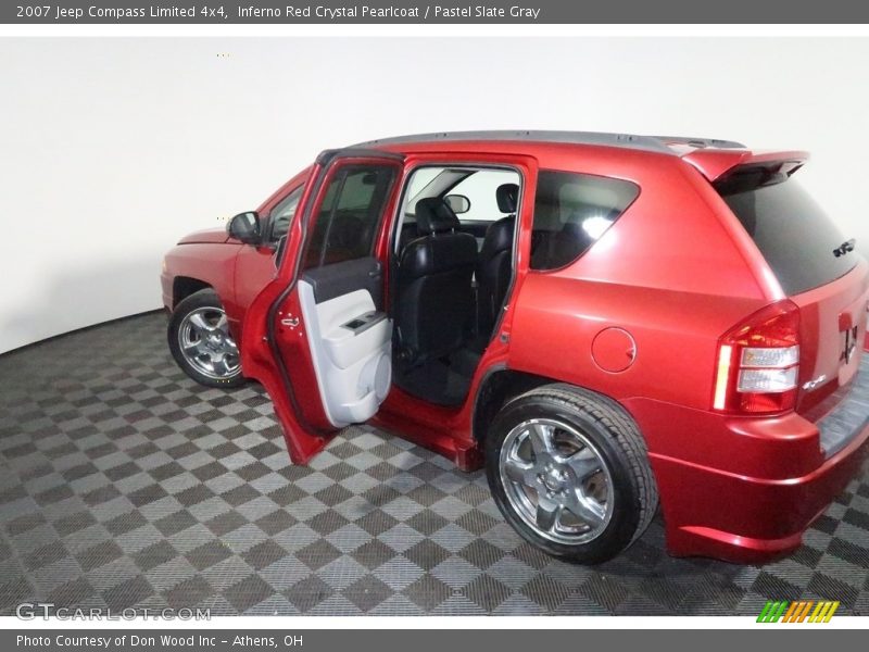 Inferno Red Crystal Pearlcoat / Pastel Slate Gray 2007 Jeep Compass Limited 4x4