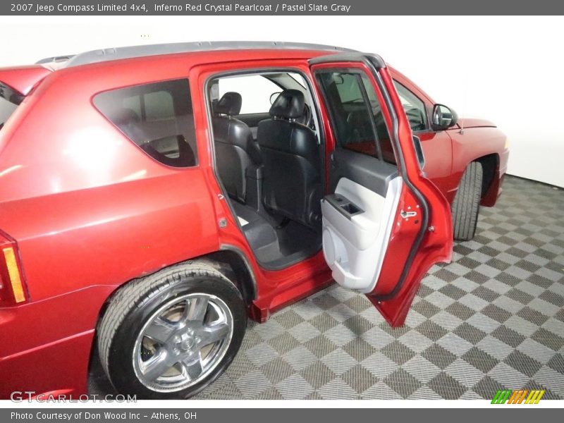 Inferno Red Crystal Pearlcoat / Pastel Slate Gray 2007 Jeep Compass Limited 4x4