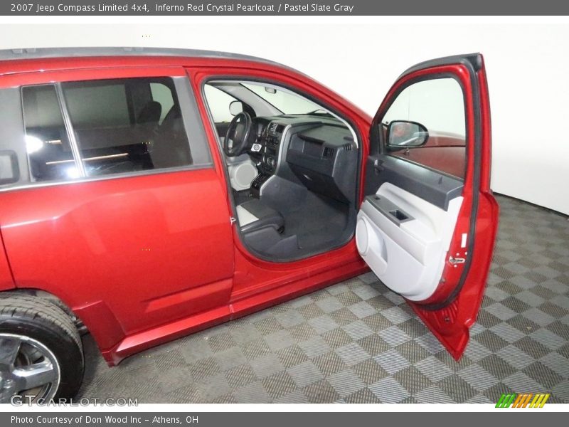 Inferno Red Crystal Pearlcoat / Pastel Slate Gray 2007 Jeep Compass Limited 4x4