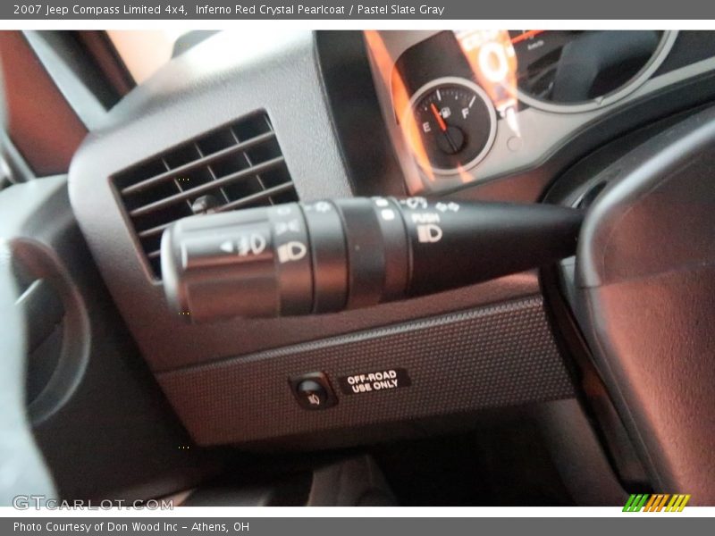 Inferno Red Crystal Pearlcoat / Pastel Slate Gray 2007 Jeep Compass Limited 4x4