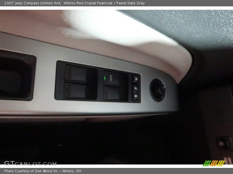 Inferno Red Crystal Pearlcoat / Pastel Slate Gray 2007 Jeep Compass Limited 4x4