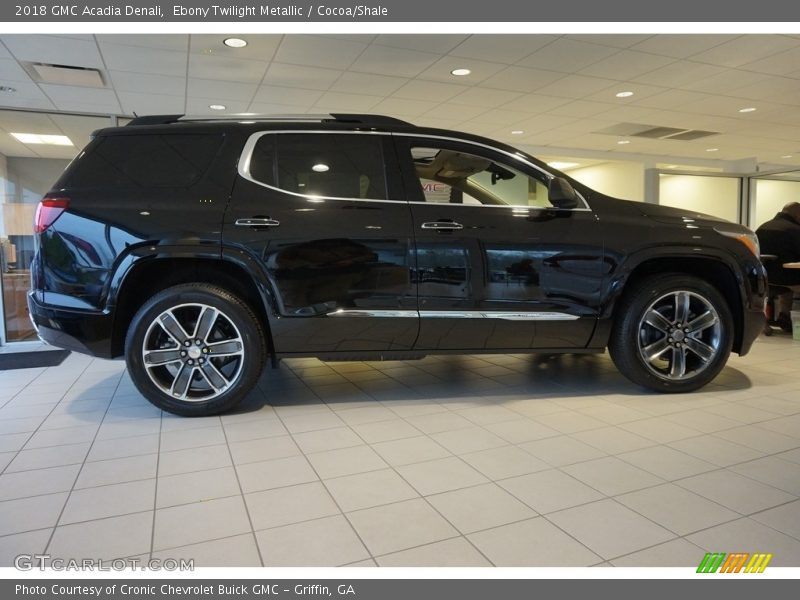 Ebony Twilight Metallic / Cocoa/Shale 2018 GMC Acadia Denali