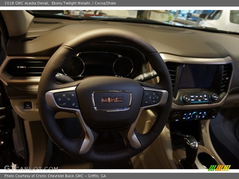 Ebony Twilight Metallic / Cocoa/Shale 2018 GMC Acadia Denali