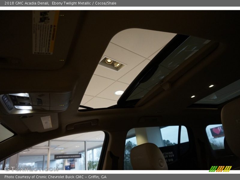 Ebony Twilight Metallic / Cocoa/Shale 2018 GMC Acadia Denali