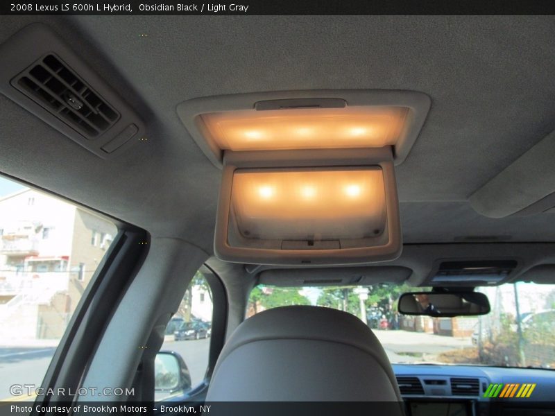 Obsidian Black / Light Gray 2008 Lexus LS 600h L Hybrid